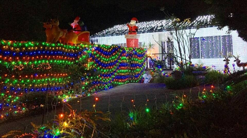 An incredible illumination on President Avenue just down from Camellia Gardens at Caringbah. Picture: ShireGriswolds 