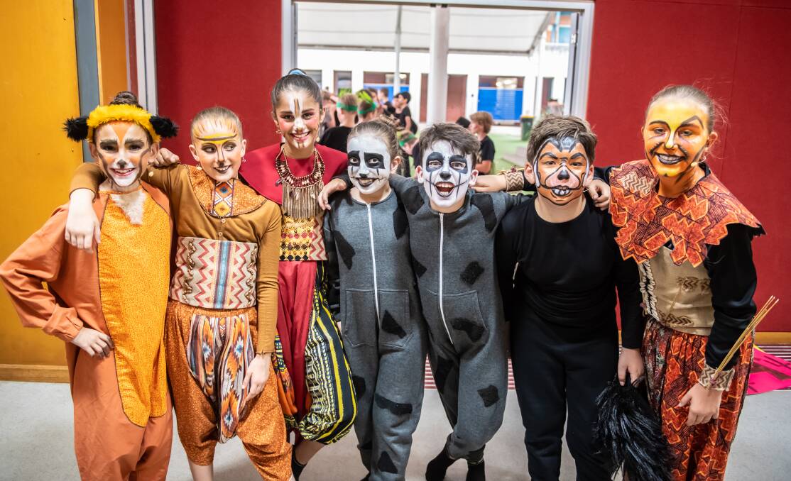 Our Lady Star of the Sea Primary School's production of The Lion King. Pictures: Giovanni Portelli, Catholic Archdiocese of Sydney