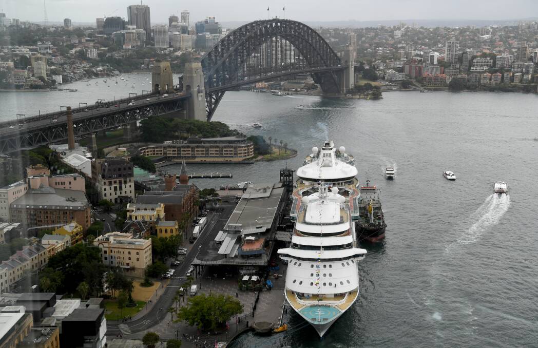 Bound for Botany Bay?: An increasing number of cruise ships are docking in Sydney Harbour putting pressure on existing facilities.