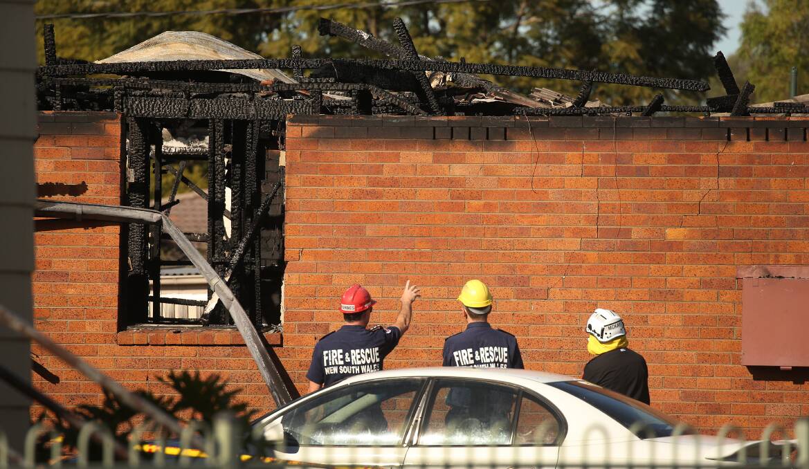 Three siblings have died following a house fire in Singleton overnight. Pictures: Marina Neil and AAP