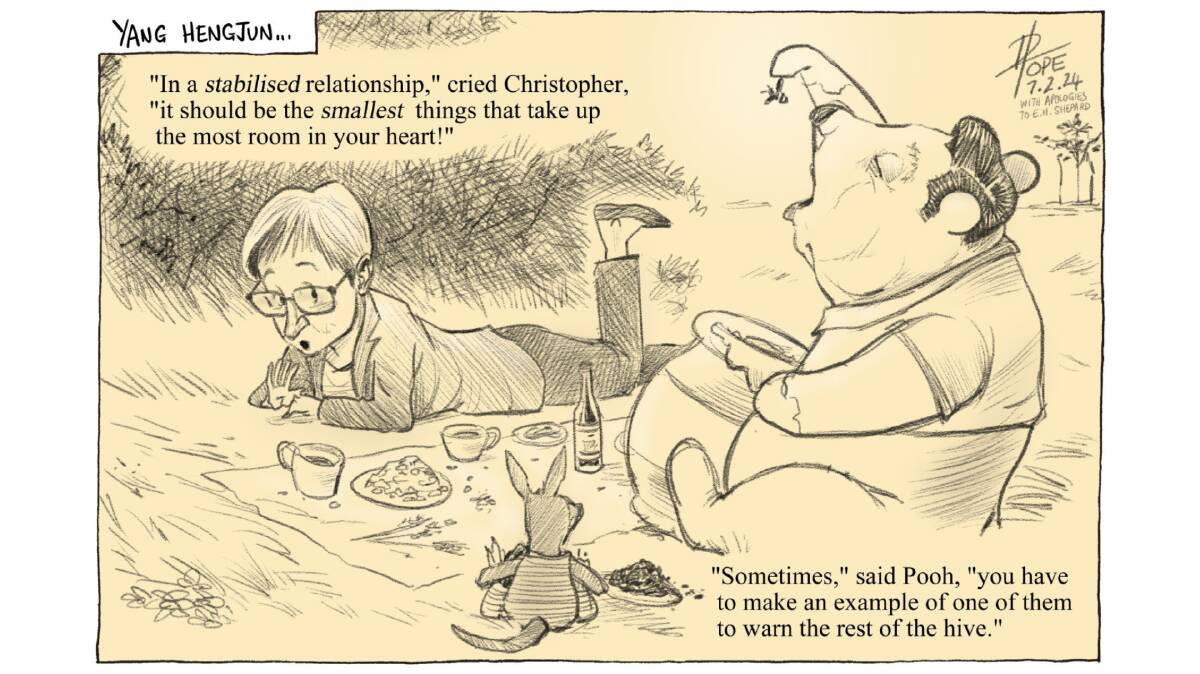 David Pope's editorial cartoon for Wednesday, February 7, 2024.