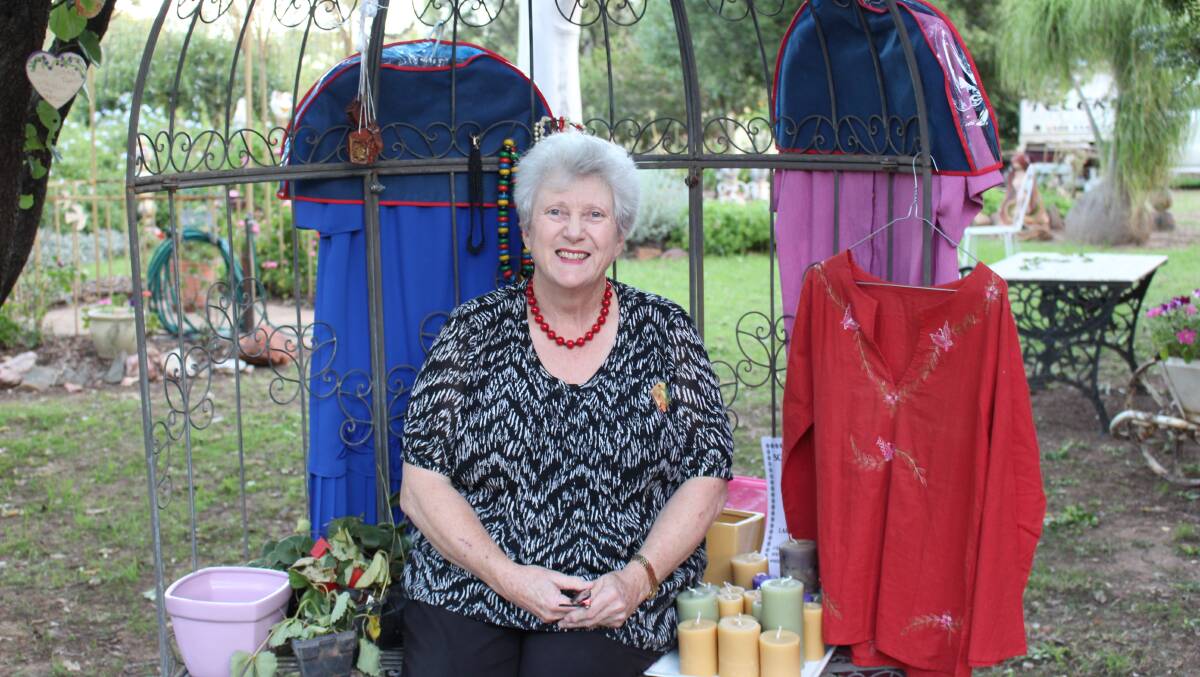 COMMUNITY CAUSE: West Wagga Refugee Committee co-ordinator Joan Saboisky with some of the donated items for South Sudan. Picture: Rochelle Brown