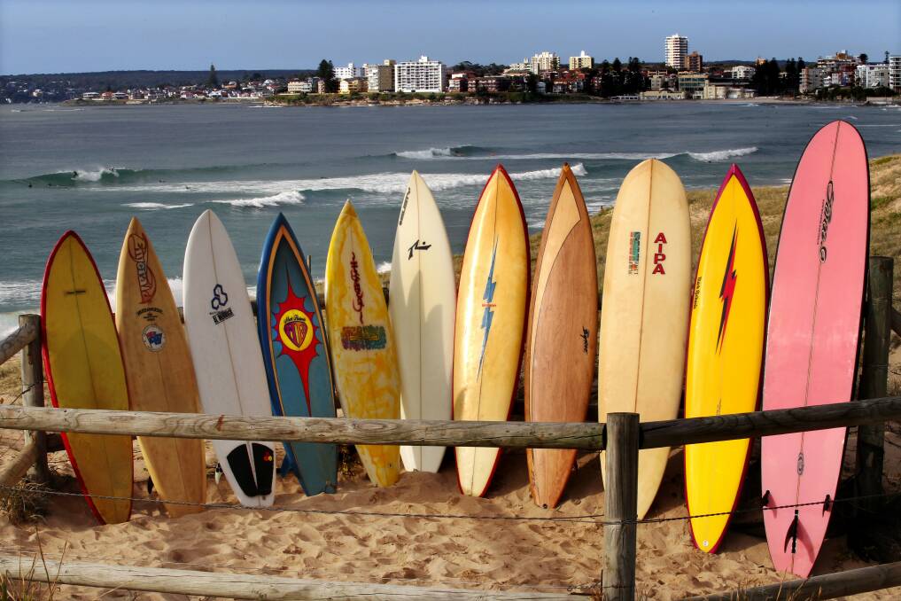 Surf Retrospect: There will be a surfboard exhibition and history talk during the celebrations this weekend. Picture: John Veage
