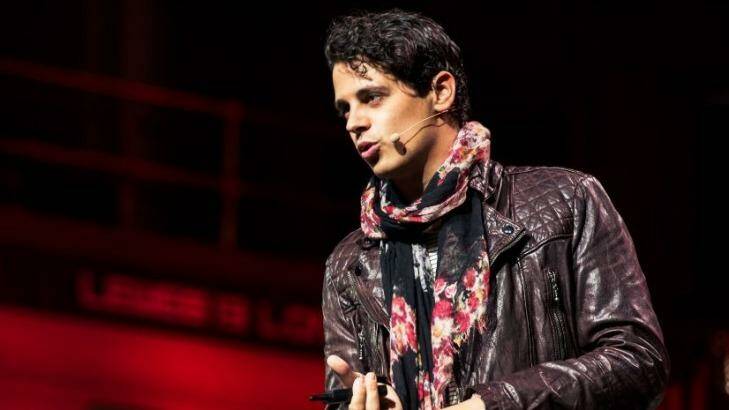 Controversial alt-right figure Milo Yiannopoulos. Photo: WikiCommons
