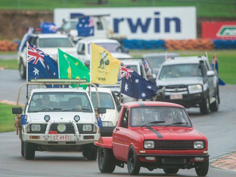 Australia Day activities in Darwin included citizenship ceremonies and the Ute Run.