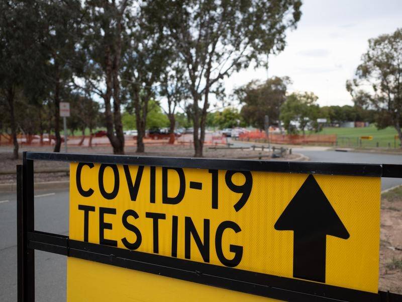 COVID-19 case numbers in the ACT have nearly halved in the past day.