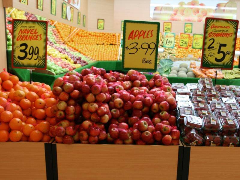 Food prices rose 0.2 per cent in the December quarter, but are up 2.3 per cent annually.