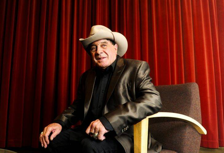 NEWS: Ian Molly Meldrum at the National Library of Australia to talk about his book "The Never, Um, Ever Ending Story".27th October 2014. Photo by Melissa Adams of The Canberra Times.