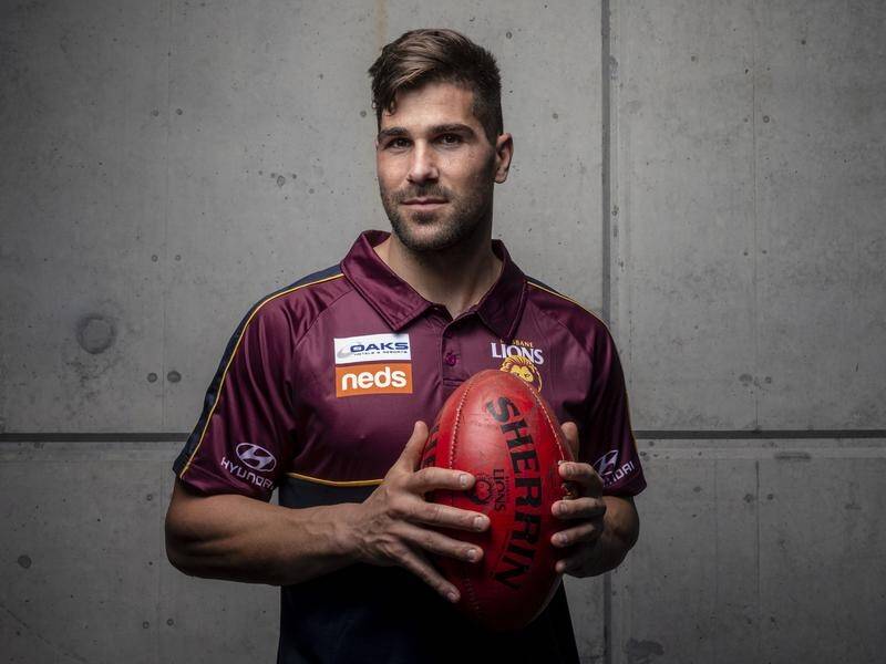 Marcus Adams has been in great form for Brisbane but next faces another big test against Richmond.