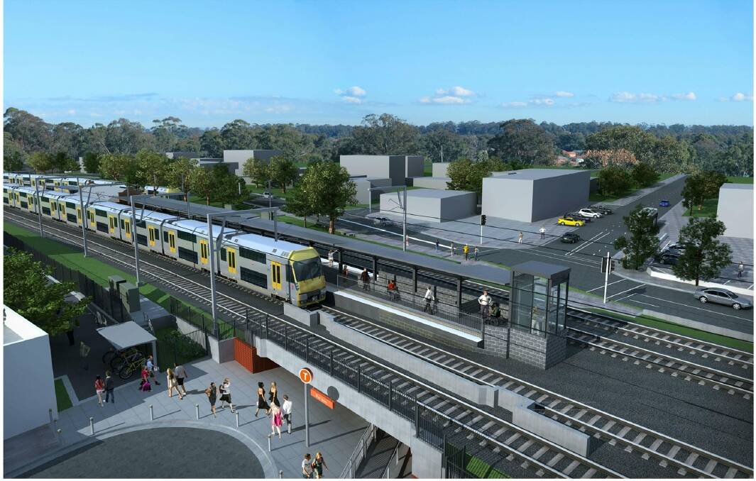 On the way: The promised Narwee station upgrade.