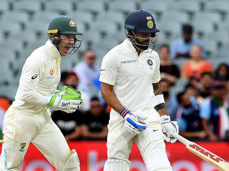 Tim Paine and Virat Kohli were at each other during the second Test.