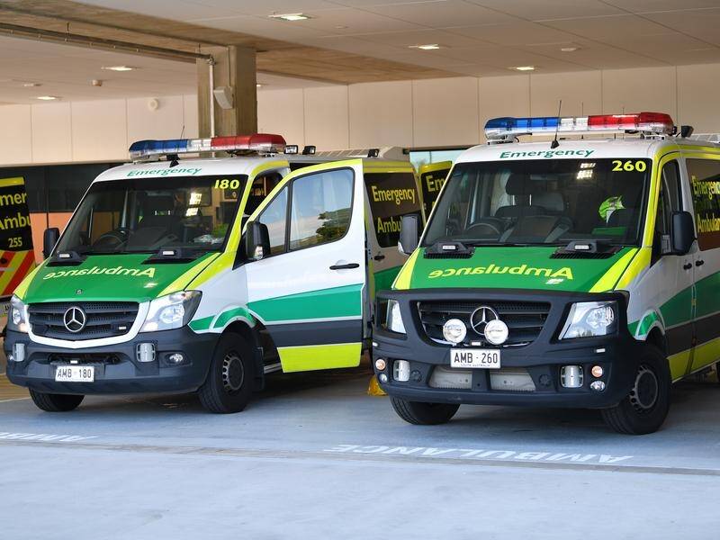 South Australia recorded its second-worst month for ambulance ramping in March. (David Mariuz/AAP PHOTOS)