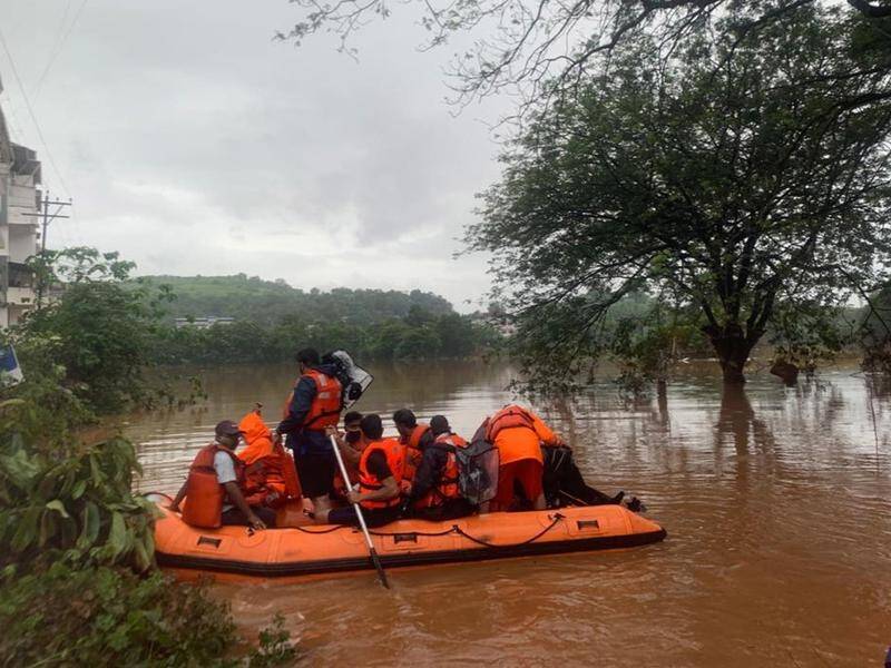 The death toll following heavy monsoon rains and flooding in India has reached 125.