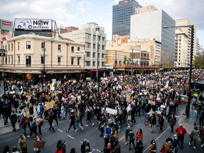 Organisers have called for a second Black Lives Matter protest in Adelaide.