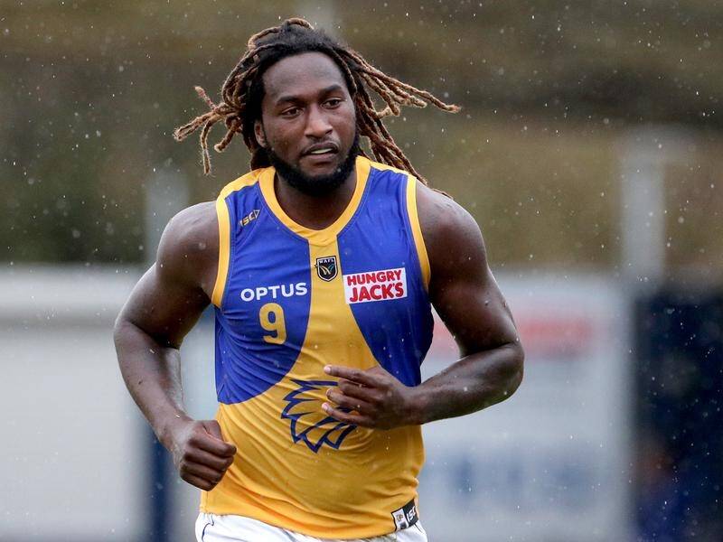 Nic Naitanui played for West Coast's WAFL team as he nears a return to the AFL after injury.