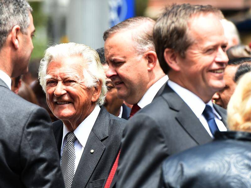 The day before Australians go to the polls, Labor is mourning the loss of favourite son Bob Hawke.