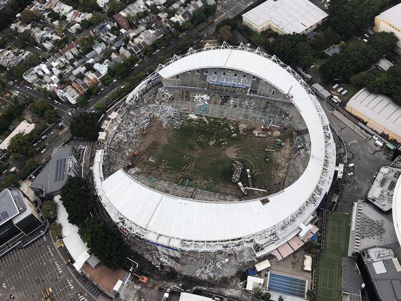 The NSW premier says the Sydney Football Stadium will be rebuilt by 2022, despite dumping Lendlease.