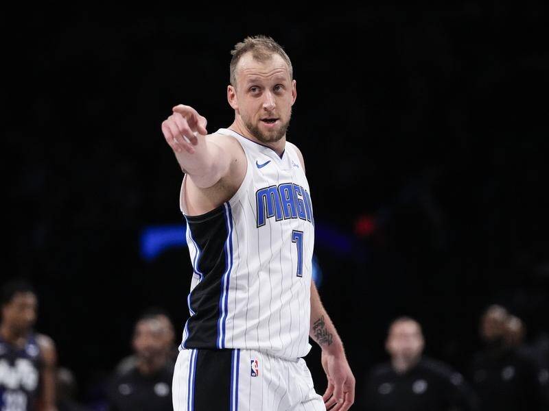 Joe Ingles came off the bench to score 14 points for Orlando in their NBA win over Washington. (AP PHOTO)
