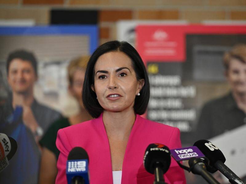 NSWEduChat is a first step for the rollout of AI technology, Education Minister Prue Car says. (Dean Lewins/AAP PHOTOS)