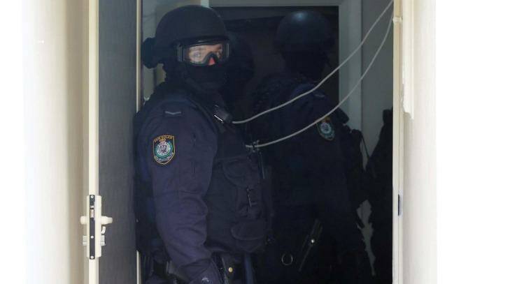 Police arrested six people on Wednesday after drug raids across Sydney.  Photo: NSW Police