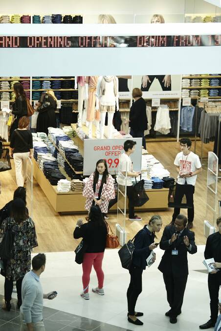Now at Westfield Miranda: Uniqlo is expanding its Australian operation.