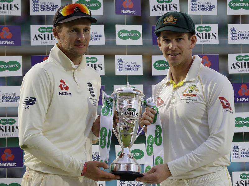 England's Joe Root, left, was delighted with the way his side won the final Ashes Test at the Oval.