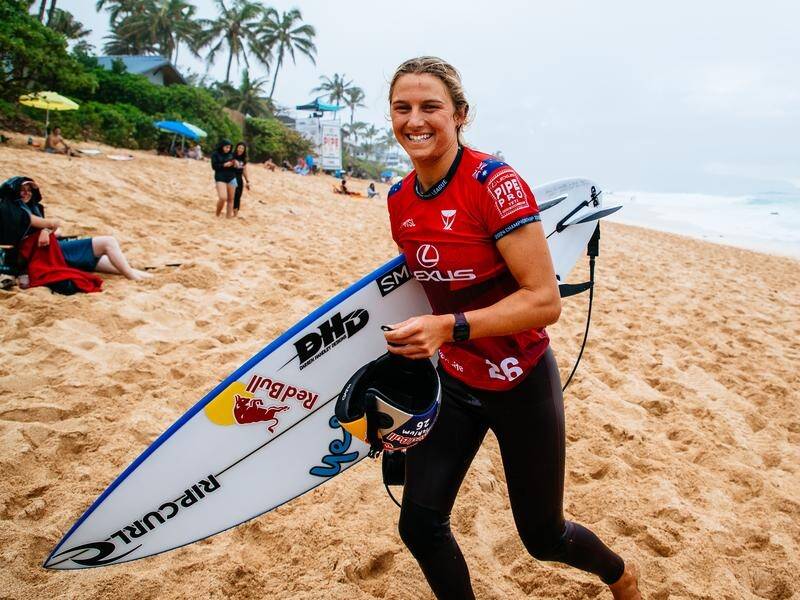 Australian Molly Picklum will be looking to continue her recent good form at Sunset Beach. (HANDOUT/WORLD SURF LEAGUE)