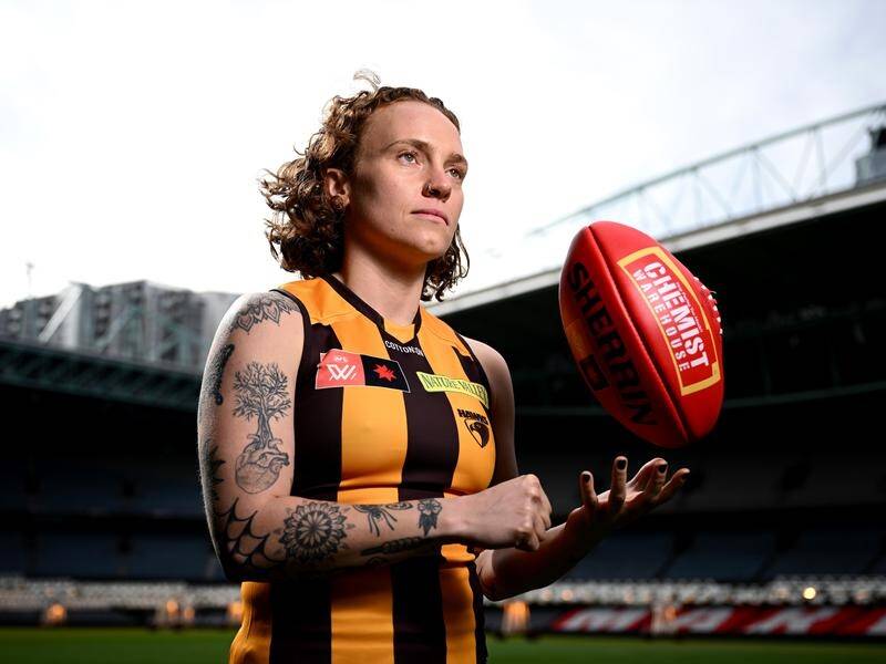 Tilly Lucas-Rodd wants Hawthorn's AFLW culture to centre around a common purpose. (Joel Carrett/AAP PHOTOS)