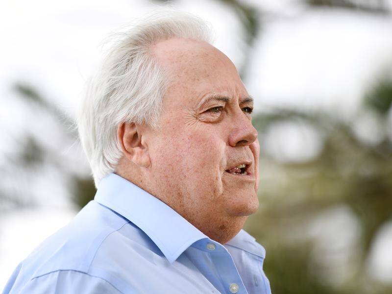 Clive Palmer is confident the High Court will agree WA's border closure is an "act of stupidity" .