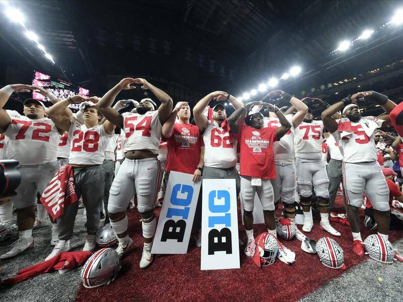 Ohio State beat Wisconsin in last year's Big Ten championship NCAA college football game.