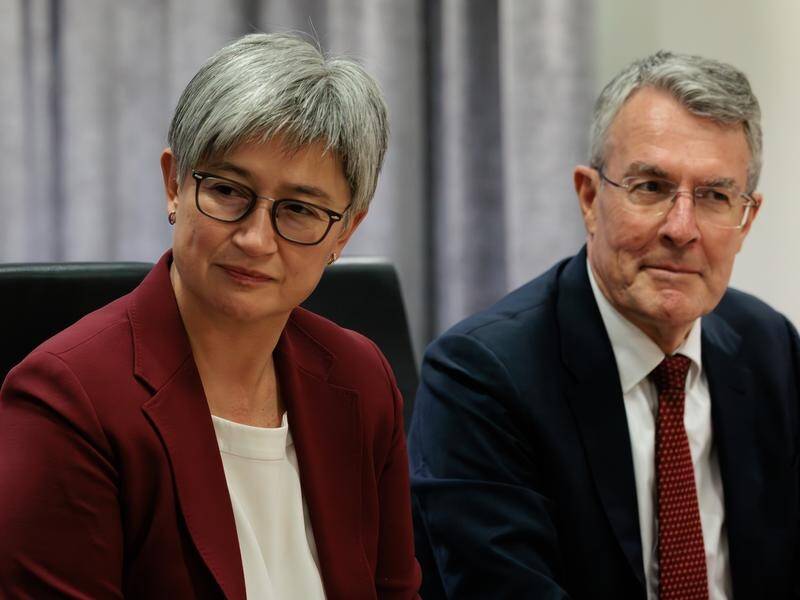 Foreign Minister Penny Wong says China's security crackdown in Tibet is excessive. (Richard Wainwright/AAP PHOTOS)