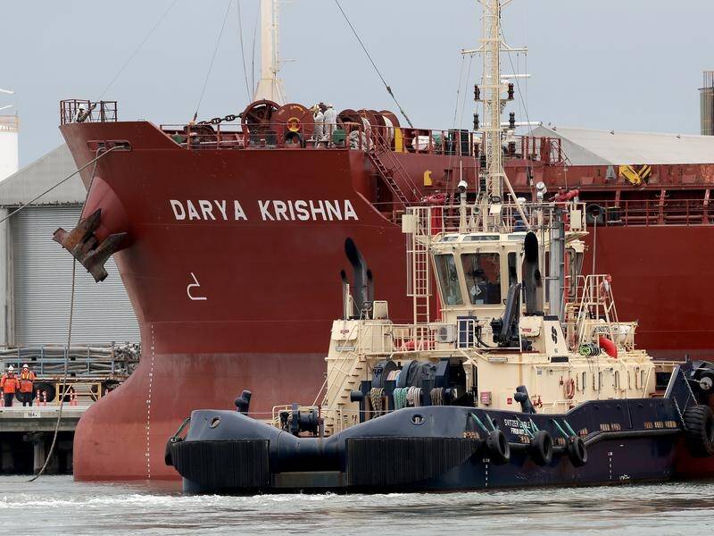 Six people on board the bulk carrier Darya Krishna are being transferred into WA hotel quarantine.