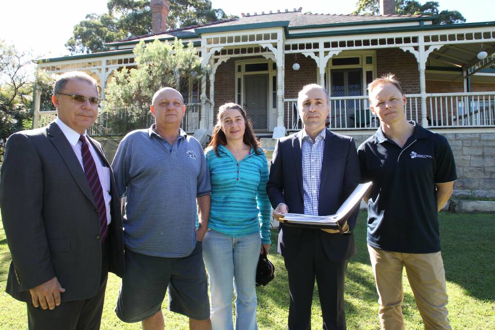 Too big: Kyle Bay Residents Association members believe a development proposal before Kogarah Council will destroy the amenity of the heritage site. Picture: Jane Dyson