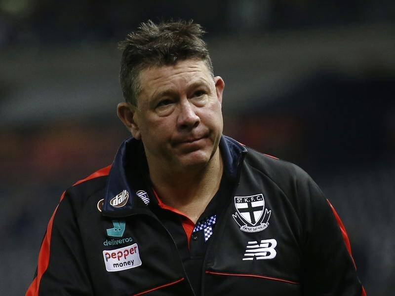 Saints coach Brett Ratten was bemused by the lack of holding-the-ball free kicks they were given.