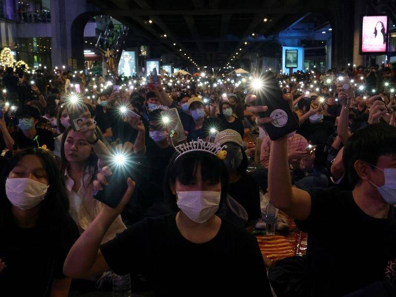 Protests against the Thai government have increasingly turned to demands to curb the king's powers.