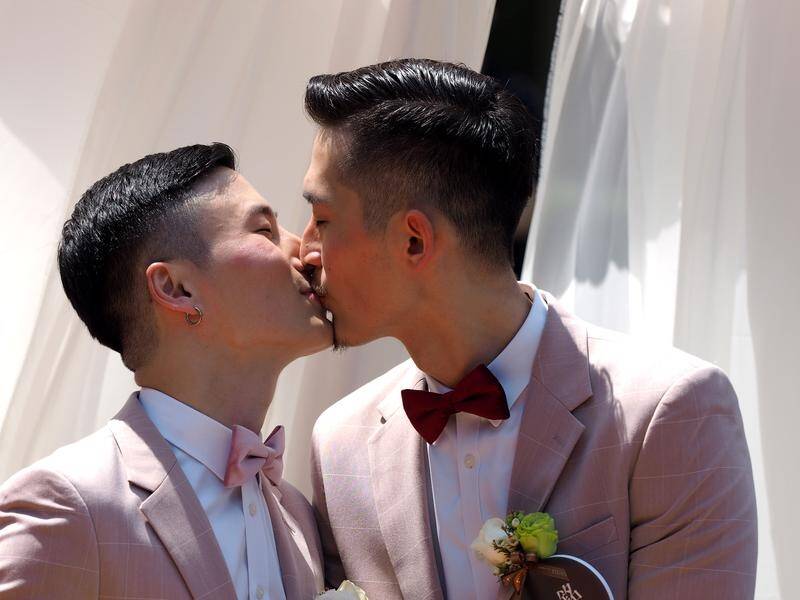 Taiwan's marriage equality law has taken effect, with more than 160 couples taking advantage.