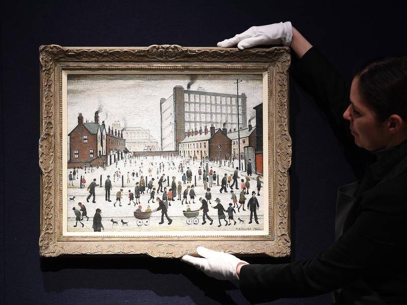 L.S Lowry's 'The Mill, Pendlebury' (1943) has sold for STG2.65 million at auction.
