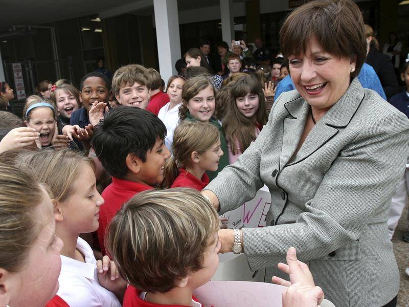 Louisiana's governor in the aftermath of Hurricane Katrina, Kathleen Blanco, has died aged 76.