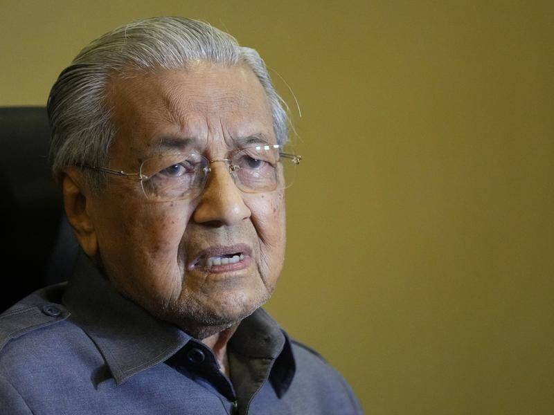 Mahathir Mohamad has been in and out of hospital in recent years and has a history of heart issues. (AP PHOTO)