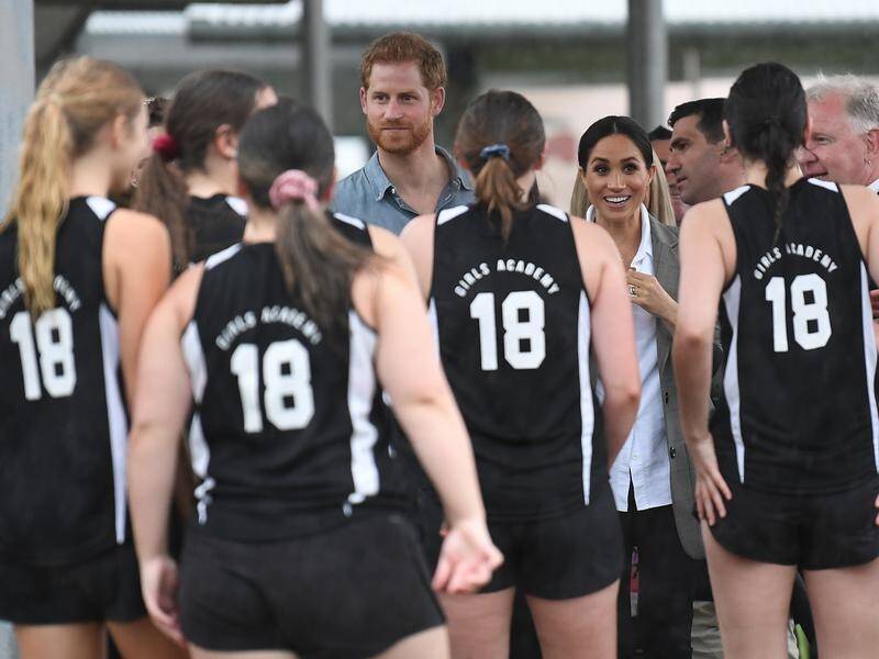 The Duke and Duchess of Sussex have ended their Dubbo visit meeting local high school students.