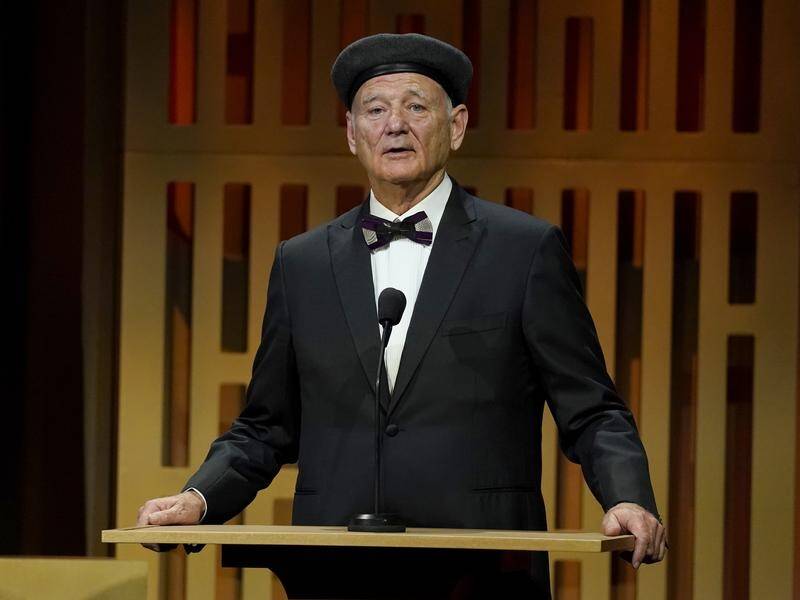 A pause in filming to investigate his behaviour has been "quite an education", Bill Murray says.