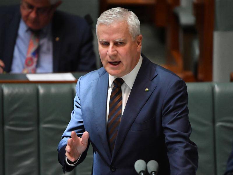 Michael McCormack has blasted social media giants for kicking Donald Trump off their platforms.