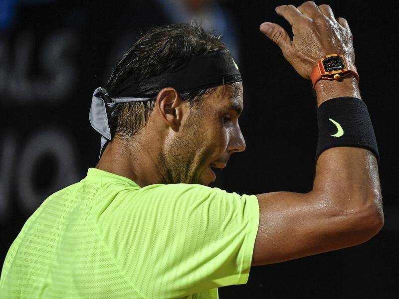 Rafael Nadal has fallen to Diego Schwartzman in the quarter-finals of the Rome Masters.