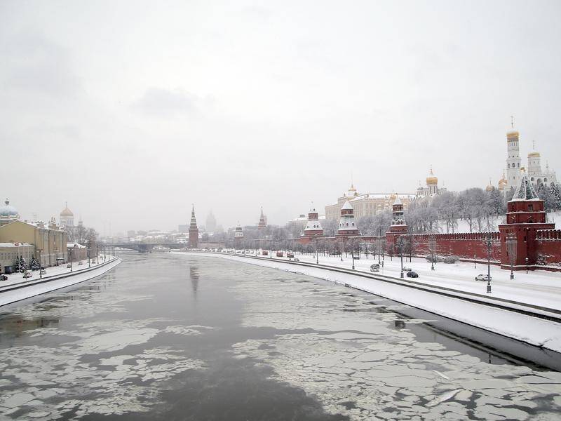 Temperatures in Moscow have dropped to this winter's low, hitting almost -20C.