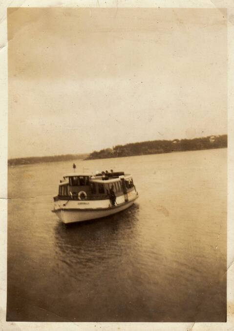 First day: MV Curranulla pictured on her first day of service on May 12, 1929.