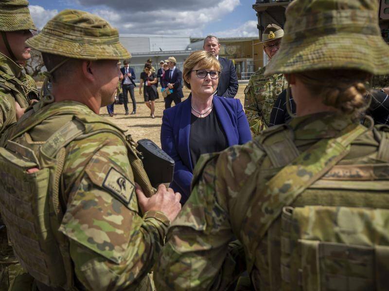 Defence minister Linda Reynolds says the ADF will mentor Iraqis taking over training of their force.