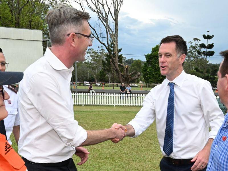 Premier Dominic Perrottet and Opposition leader Chris Minns will try to woo voters at the debate. (Darren England/AAP PHOTOS)