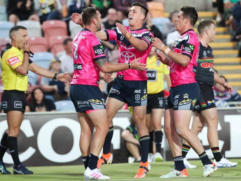 North Queensland have dented Penrith's NRL finals hopes with a 24-10 win in Townsville.