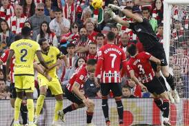 Athletic Club and Villarreal have battled out a 1-1 draw in La Liga. (EPA PHOTO)