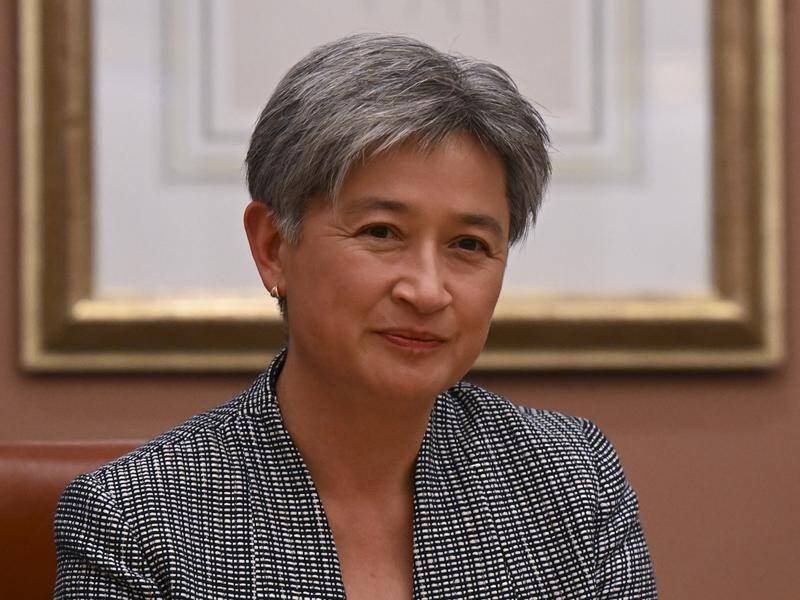 Foreign Minister Penny Wong said Australia and Thailand seek a peaceful and predictable region. (Lukas Coch/AAP PHOTOS)